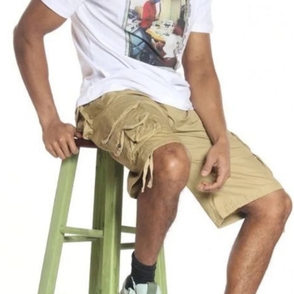 AMERICAN HERITAGE Men's Belted Cargo Short sz32 - Picture 6 of 6